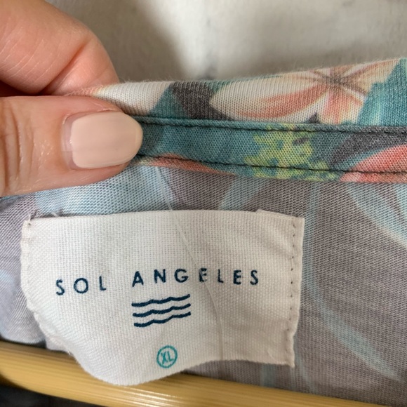 Sol Angeles Tulum Garden Floral Print Tee NWT - Picture 7 of 8